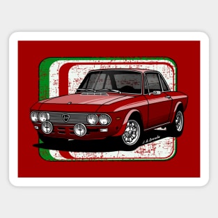 The iconic beautiful italian "haute couture" sports car Magnet